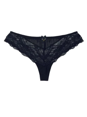 Foto van product La Muel Lingerie Slip 'Brazilian Slip soft lace' zwart