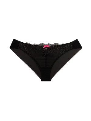 Foto van product La Muel Lingerie Slip 'embroidery opal' zwart