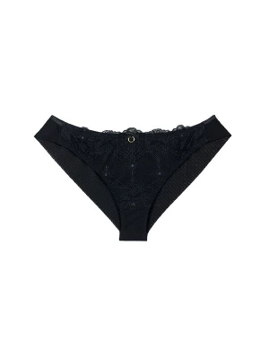 Foto van product La Muel Lingerie Slip 'soft lace' zwart