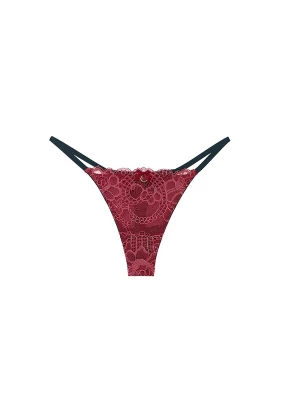 Foto van product La Muel Lingerie String 'soft lace' pink