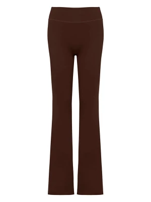 Foto van product La V Sportbroek 'Flared sportlegging Fleur' bruin