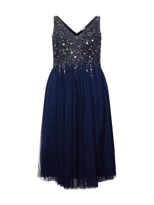 Foto van product Lace & Beads Plus Cocktailjurk 'Symphony' navy