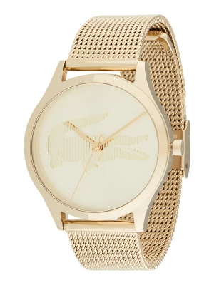 Foto van product LACOSTE Analoog horloge 'CROCODELLE' crème / goud