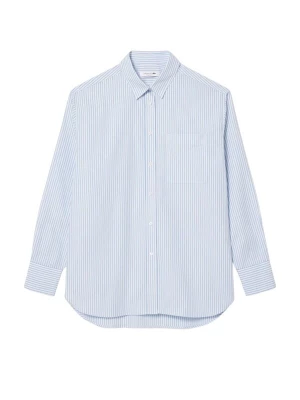 Foto van product LACOSTE Blouse lichtblauw / wit