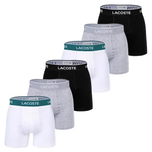 Foto van product LACOSTE Boxershorts grijs gemêleerd / zwart / wit