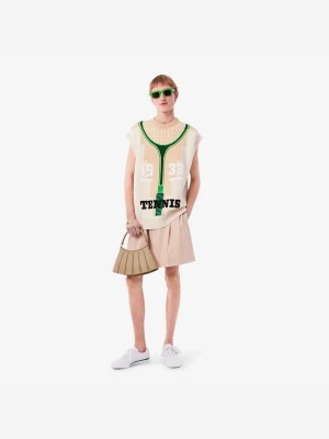 Foto van product LACOSTE Handtas 'Lacoste Petit sac Lenglen Défilé en cuir - Viennois' beige