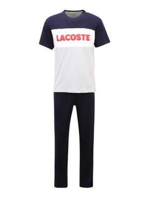 Foto van product LACOSTE Pyjama lang navy / grijs gemêleerd / rood / wit