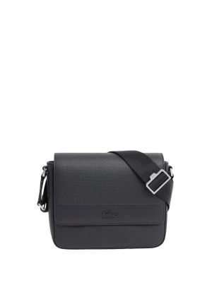 Foto van product LACOSTE Schoudertas 'Lacoste Sacoches messenger Chantaco cuir Noir' zwart