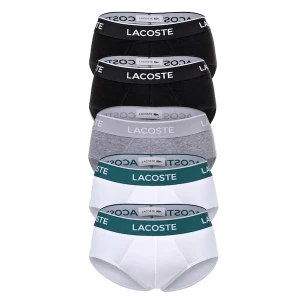 Foto van product LACOSTE Slip grijs / petrol / zwart / wit