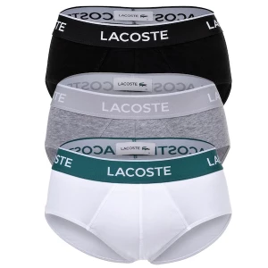 Foto van product LACOSTE Slip grijs / zwart / wit