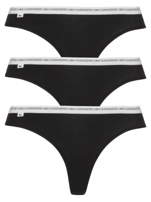 Foto van product LACOSTE String zwart / wit