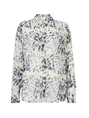 Foto van product Lala Berlin Blouse 'Blair' navy / wit