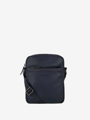 Foto van product LANCASTER Paris Schoudertas 'Lancaster Sacoche cuir de vachette SOFT VINTAGE Bleu / Camel' blauw