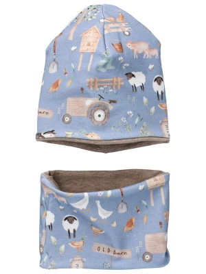 Foto van product Land-Juwelen Set beige / lichtblauw / wit