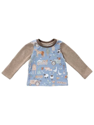 Foto van product Land-Juwelen Shirt beige / lichtblauw / wit