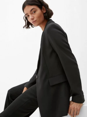 Foto van product Lange blazer van viscosemix s.Oliver zwart