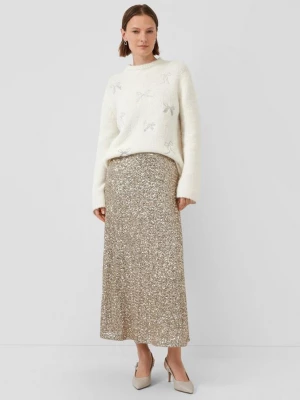 Foto van product Lange paillettenrok met viscose voering s.Oliver beżowy