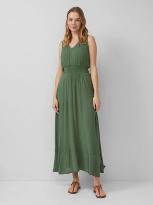 Foto van product Lange strandjurk van crêpe s.Oliver groen