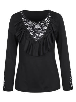Foto van product LapaPlus Top 'Women Lace Shirt' zwart