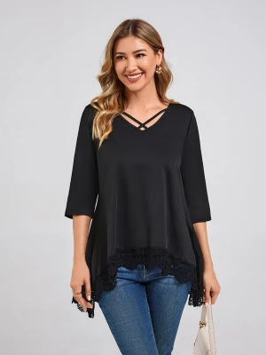 Foto van product LapaPlus Top 'Women Shirt' zwart