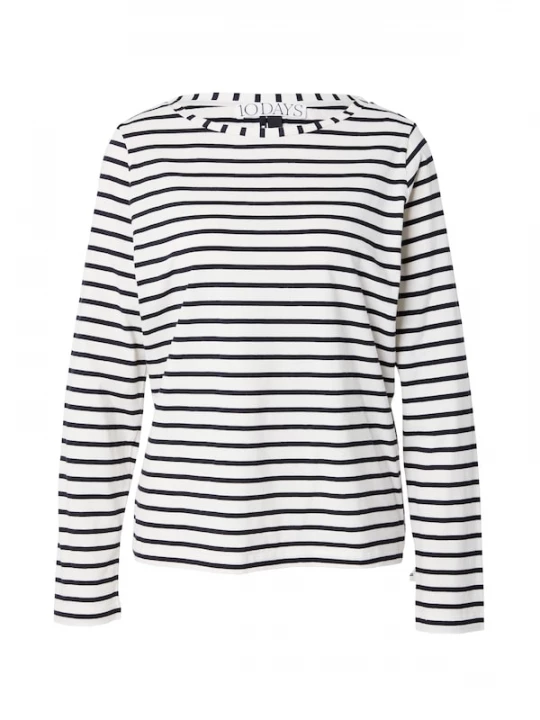 Foto van product 10Days Shirt zwart / wit