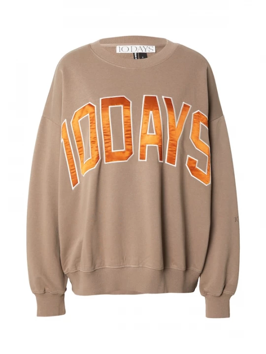 Foto van product 10Days Sweatshirt honing / taupe / wit