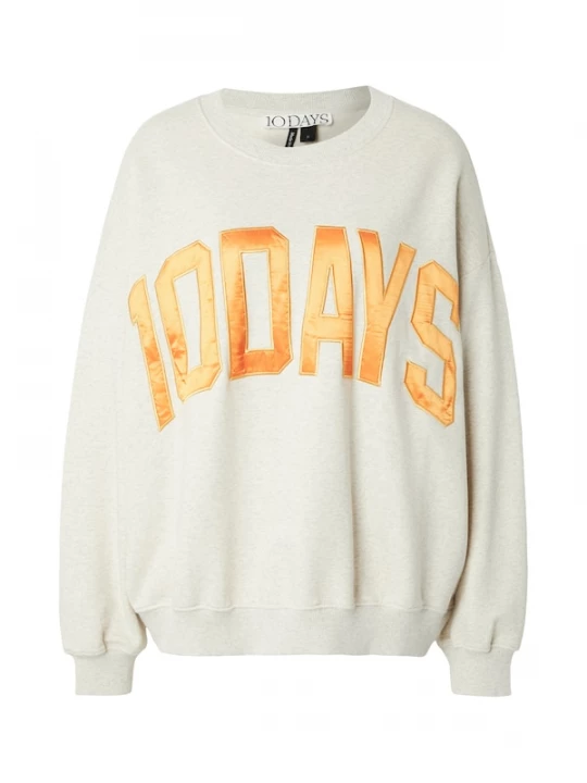 Foto van product 10Days Sweatshirt honing / wit gemêleerd