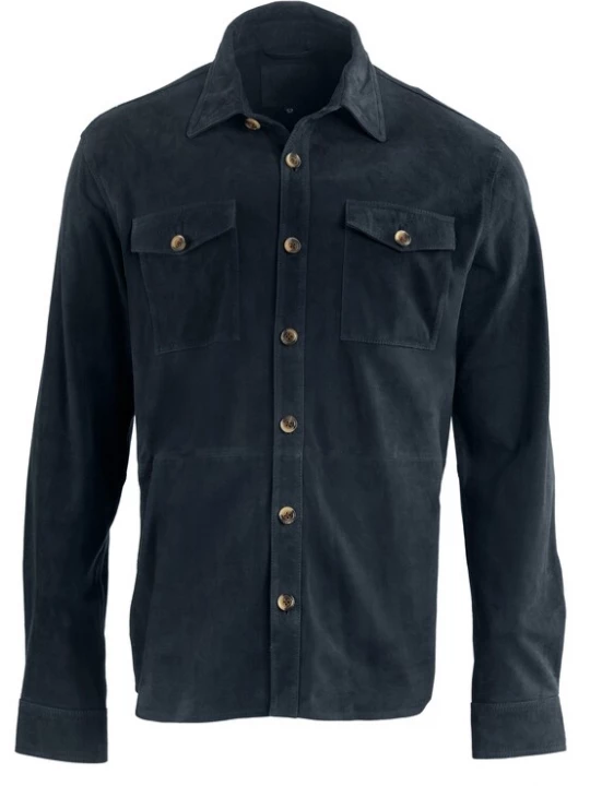 Foto van product 18N62 Overhemd 'NEFran' donkerblauw