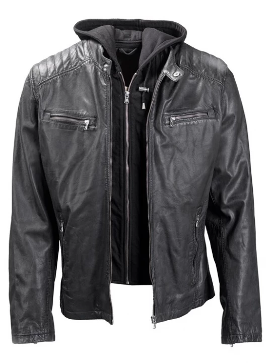 Foto van product 18N62 Tussenjas 'NECoolalee' antraciet / zwart