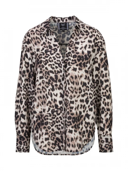 Foto van product 19V69 ITALIA Blouse 'Cleliara' beige / crème / zwart