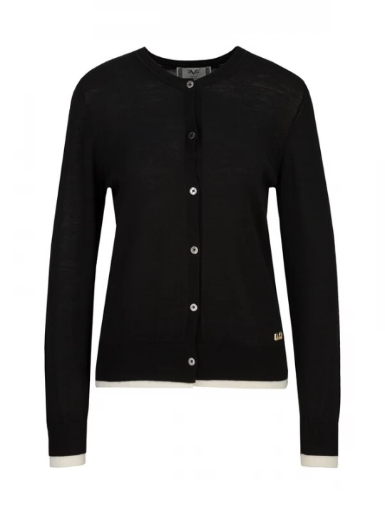 Foto van product 19V69 ITALIA Gebreid vest 'Noella' zwart