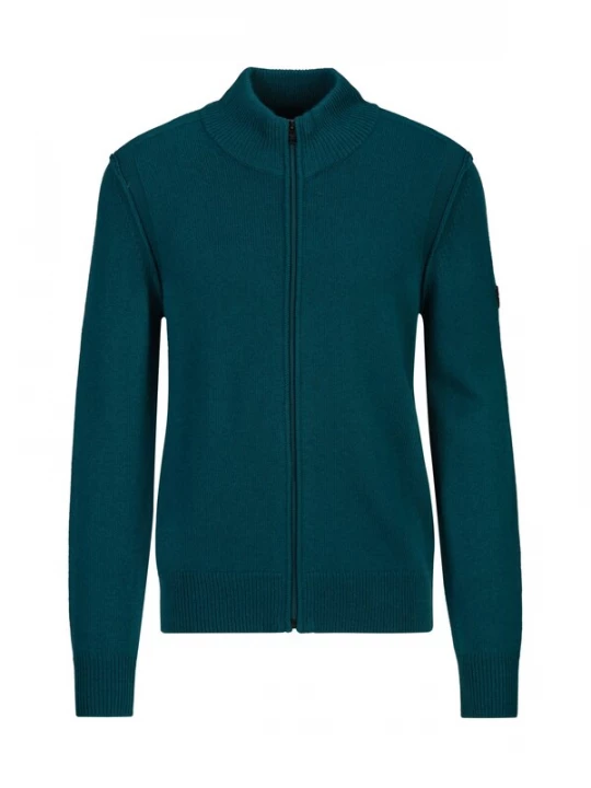 Foto van product 19V69 ITALIA Gebreid vest 'Zaccaria' cyaan blauw