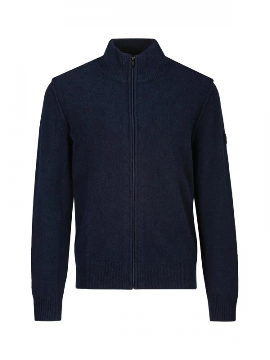 Foto van product 19V69 ITALIA Gebreid vest 'Zaccaria' navy