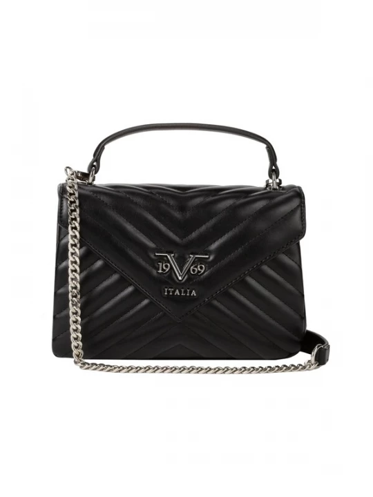 Foto van product 19V69 ITALIA Handtas 'Bella' zwart / zilver