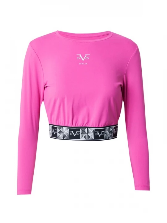 Foto van product 19V69 ITALIA Shirt 'ALESSIA' pink / zwart / wit