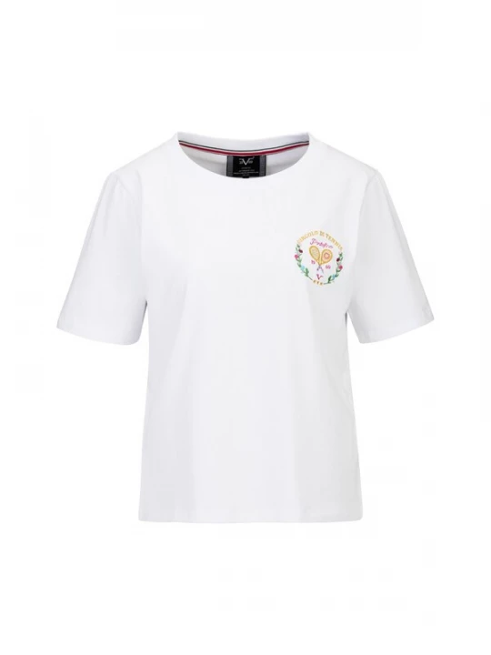 Foto van product 19V69 ITALIA Shirt 'BELLARA' geel / grasgroen / pink / wit