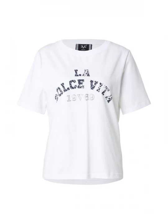 Foto van product 19V69 ITALIA Shirt 'Bellara' marine / wit