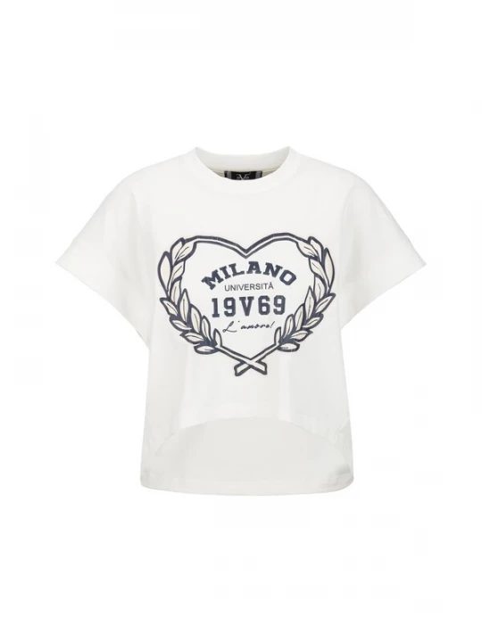Foto van product 19V69 ITALIA Shirt 'Beppa College' zwart / wit