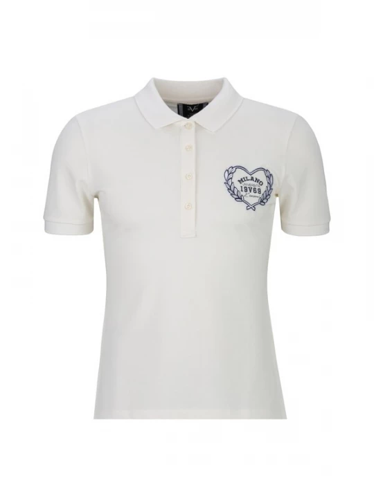 Foto van product 19V69 ITALIA Shirt 'Bibi' donkerblauw / natuurwit