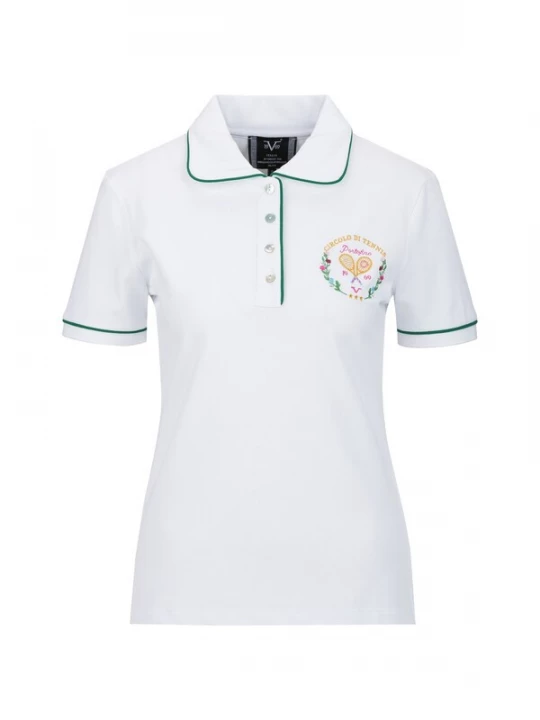 Foto van product 19V69 ITALIA Shirt 'Bibi Tennis 2' geel / groen / rosa / wit