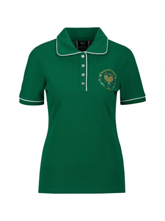 Foto van product 19V69 ITALIA Shirt 'Bibi Tennis 2' geel / groen / wit