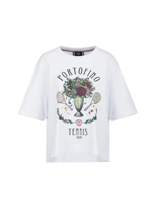 Foto van product 19V69 ITALIA Shirt 'Petonia Tennis' geel / groen / zwart / wit