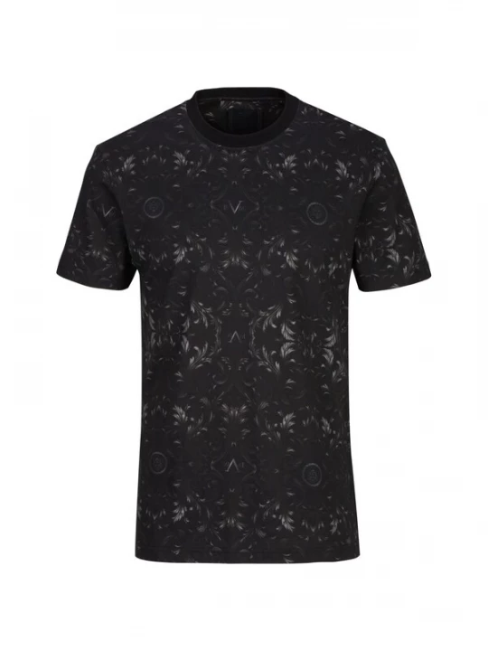 Foto van product 19V69 ITALIA Shirt ' Rafael Baroque Str ' grijs / zwart