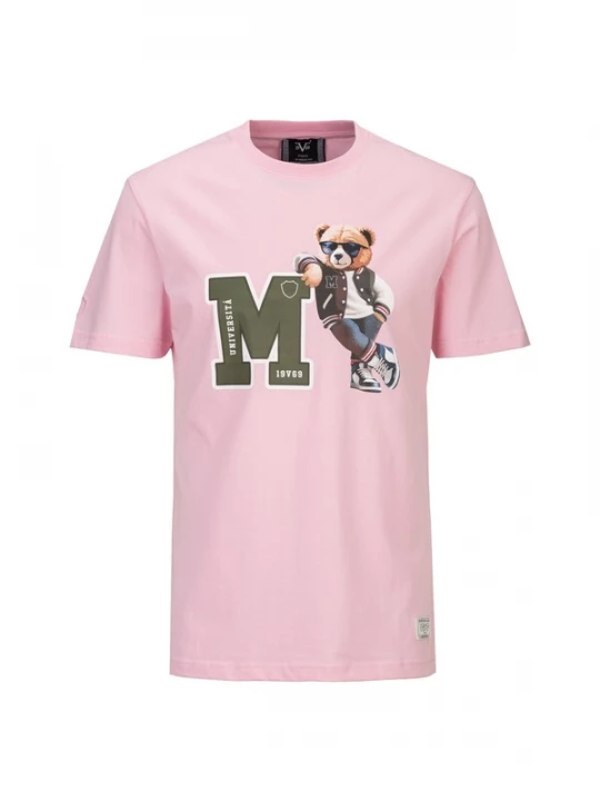 Foto van product 19V69 ITALIA Shirt 'Rafael College' karamel / olijfgroen / rosa / offwhite