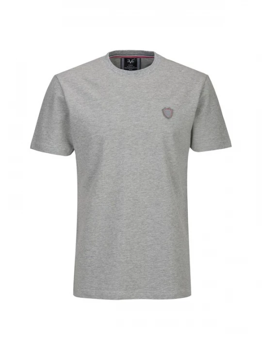 Foto van product 19V69 ITALIA Shirt 'Rafael Flag' grijs gemêleerd