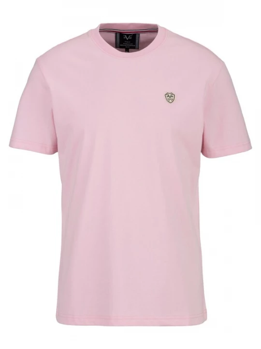 Foto van product 19V69 ITALIA Shirt 'Rafael' lichtbeige / rosa / zwart