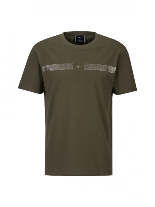 Foto van product 19V69 ITALIA Shirt 'Rafael New Banderole' groen / olijfgroen