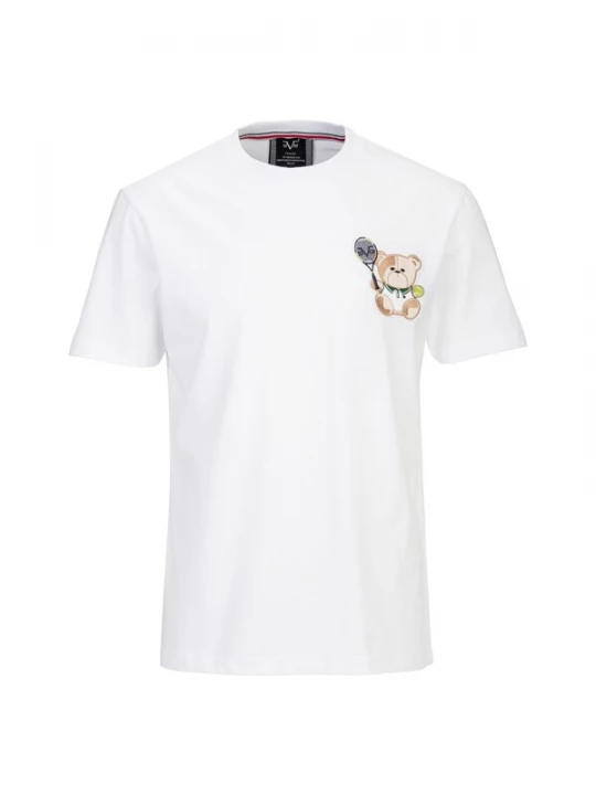 Foto van product 19V69 ITALIA Shirt 'Rafael Tennis 3' cappuccino / kaki / zwart / wit