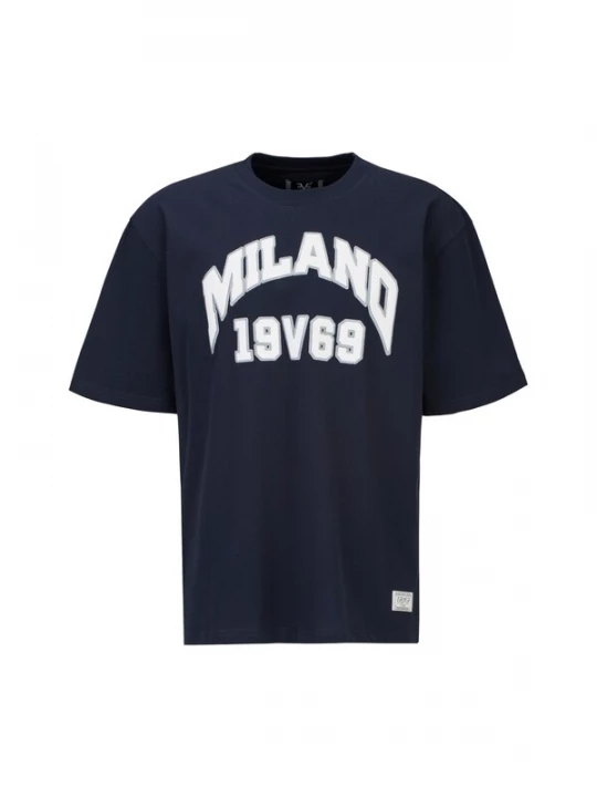 Foto van product 19V69 ITALIA Shirt 'Tamaro College' navy / wit