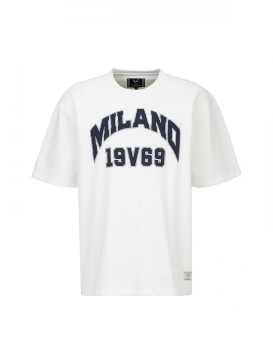 Foto van product 19V69 ITALIA Shirt 'Tamaro College' zwart / natuurwit